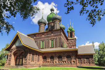 The Church of St. John the Baptist in Tolchkovo. Yaroslavl, Russia