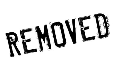 Removed rubber stamp