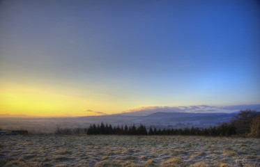 Japan Cloud Sky Blue Nature winter Frost Fog