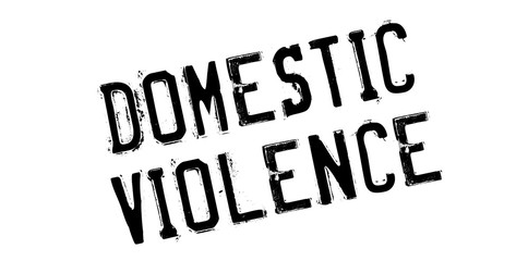 Domestic Violence rubber stamp. Grunge design with dust scratches. Effects can be easily removed for a clean, crisp look. Color is easily changed.