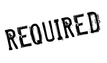 Required rubber stamp