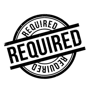 Required rubber stamp