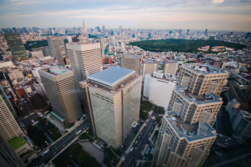 Vista su Tokyo