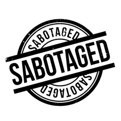 Fototapeta premium Sabotaged rubber stamp