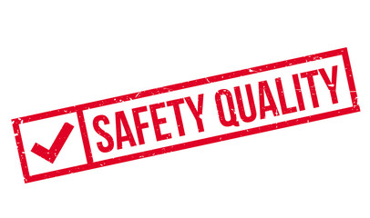Safety Quality rubber stamp