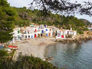La cala S'Alguer, Palam&oacute;s, Espa&ntilde;a 