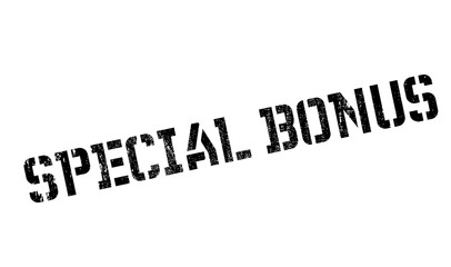 Special Bonus rubber stamp