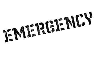 Emergency stamp rubber grunge