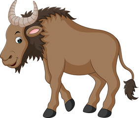 Illustration of a Wildebeest

