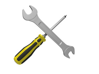 Wrench and Screwdriver