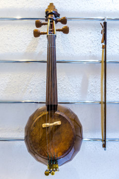 Persian traditional instrument called kamancheh or kamancha