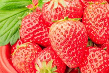 Ripe strawberry