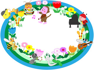 春のタイトルフレーム