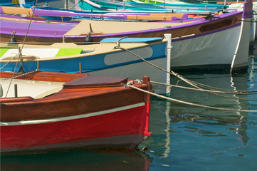 Fototapeta na wymiar Boats in nice harbour