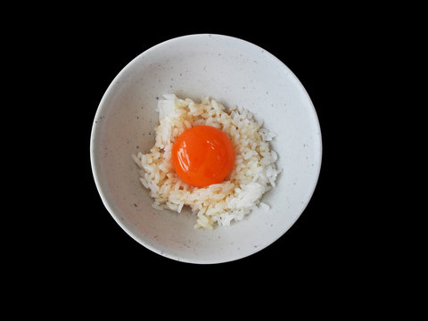 yolk on rice