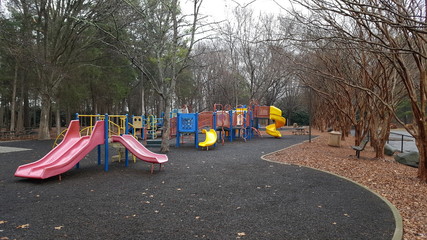 Playset at park