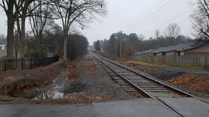 Railroad tracks