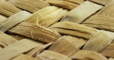 Macro shot of a wicker basket. Concept traditional artisan, wood, art - Powered by Adobe