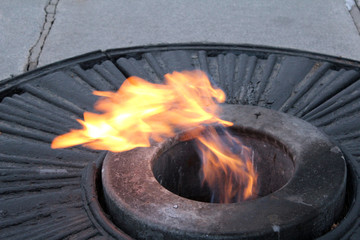 Place of Eternal flame fire