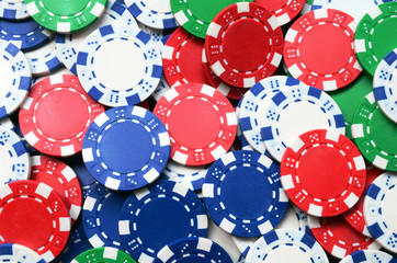 Poker Chip Abstract