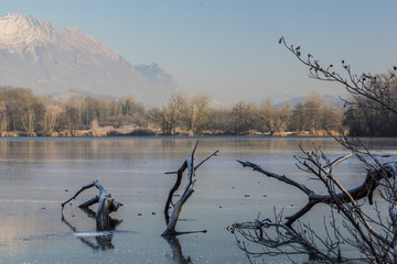 Lac de Sainte Hélène - Savoie.
