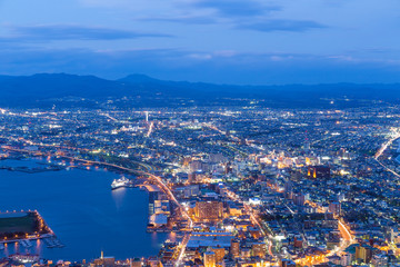 Hakodate City view at night