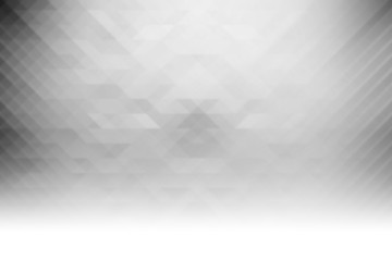 Low poly Abstract background in gray tone.