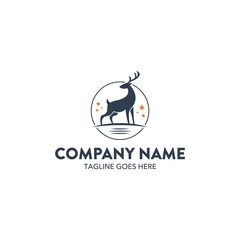 Deer Logo Template