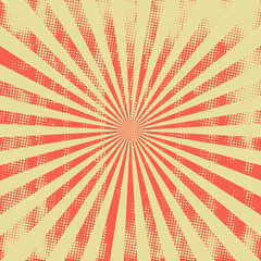 Abstract retro background with halftone texture