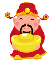 Chinese God of Wealth.