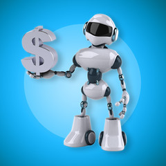 Naklejka premium Robot