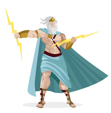 zeus greek god of the ray and storms 