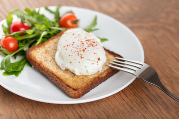 the poached egg