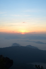 sunrise,sunset,phu-chi-fa,Chiang-rai,Thailand