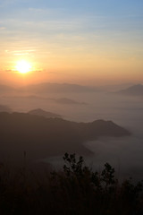 sunrise,sunset,phu-chi-fa,Chiang-rai,Thailand
