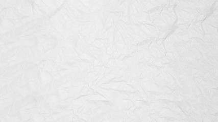 Recycled crumpled white paper texture, paper background for design with copy space for text or image.