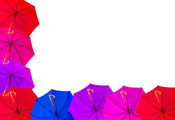 un petit coin de parapluie, fond blanc
