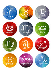 zodiac signs set