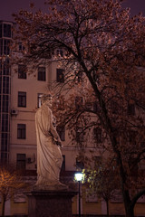 Fototapeta premium SCULPTURE OF SAINT PETER IN COURTYARD