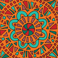 Zentangle mandala tile