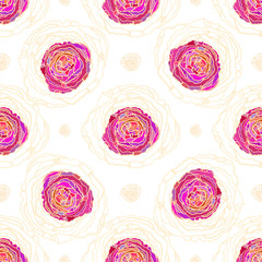 Pattern roses