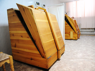 Cedar barrel sauna