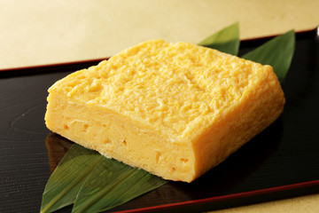 だし巻き卵　Japanese rolled eggs