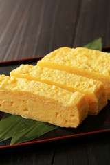 だし巻き卵　Japanese rolled eggs