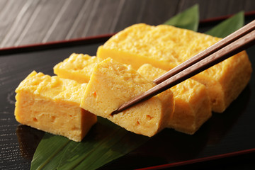 だし巻き卵　Japanese rolled eggs