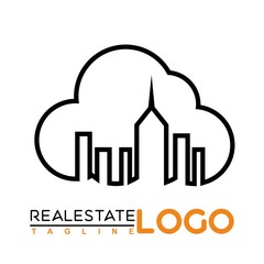Fototapeta premium real estate vector logo