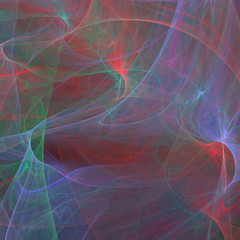 Abstract shapes made of fractal textures.