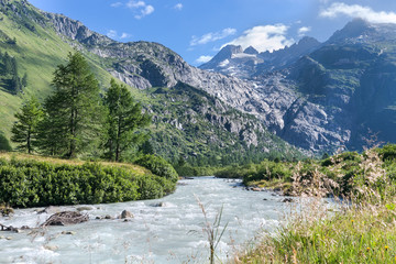 Fototapeta na wymiar Schweizer Alpen - Furka (Wallis