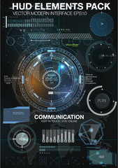 Infographic elements. futuristic user interface HUD UI UX. Abstract background with connecting dots and lines. Connection structure. Vector science background. Business abstract Vector illustration