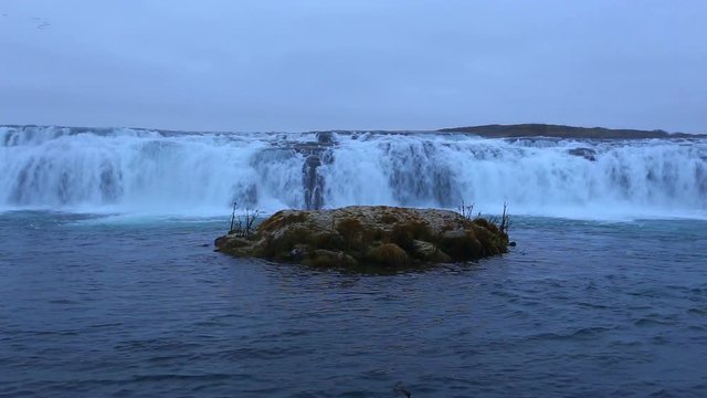 Footage - Faxi Waterfall In Iceland